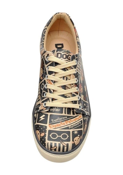 Kadın Vegan Deri Çok Renkli Sneakers - Warner Bros Expecto Patronum Harry Potter Tasarım Kadın Vegan Deri Çok Renkli Sneakers - Warner Bros Expecto Patronum Harry Potter Tasarım