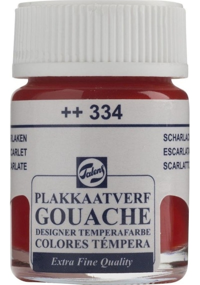 Talens Guaj Boya Cam Şişe 16Ml 334 Scarlet