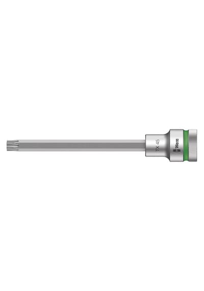 Wera 8767 C Hf Torx Uçlu Zyklop Lokma Bits, 1/2" Soketli, Tutma Fonksiyonlu, Tx 40 X 140 Mm
