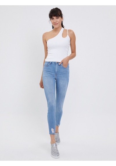 Kadın Mavi Natalie Elvino Jean Pantolon -ss20