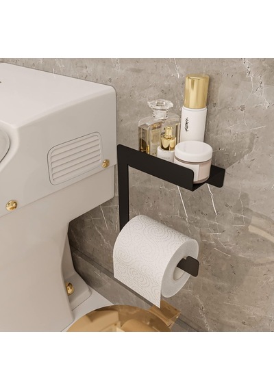 Raflı Tuvalet Kağıtlığı, Banyo Tuvalet Kağıtlık, Wc Tuvalet Kağıdı Tutucu, Banyo Tuvalet Kağıdı Askısı, Çok Renkli