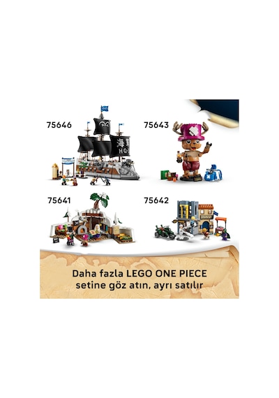 LEGO® ONE PIECE Drum Kalesi Savaşı 75645 - 9 Yaş ve Üzeri Çocuklar için Minifigür İçeren Yaratıcı Oyuncak Yapım Seti (1038 Parça)