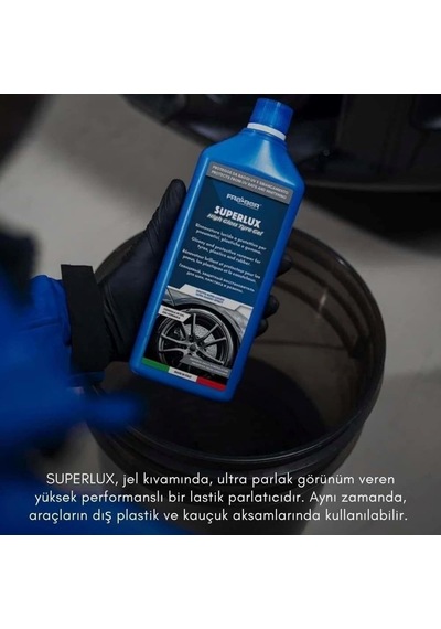Fra-ber Superlux Suya Dayanıklı Lastik Parlatıcı Dış İç Plastik Trim Koruyucu Yenileyici 900 Ml