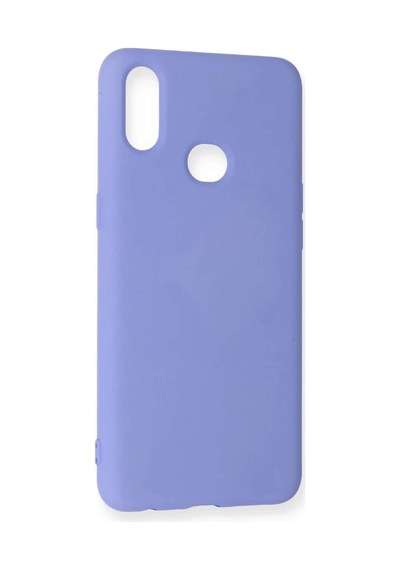 Galaxy A10s Kılıf Nano İçi Kadife Silikon - Lila
