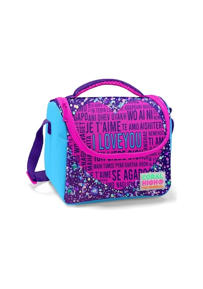 Coral High Kız Çocuk Kırmızı I Love You Okul Beslenme Çantası - Thermo Yalıtımlı