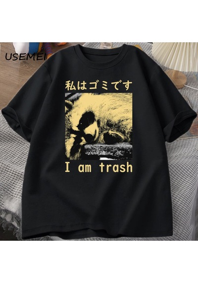Flood Of Style Ben Çöp Japon Rakun Baskı T-shirt Harajuku Vintage Yüksek Kalite Pamuk Kısa Kollu Tişört Erke Siyah Flood Of Style Ben Çöp Japon Rakun Baskı T-shirt Harajuku Vintage Yüksek Kalite Pamuk Kısa Kollu Tişört Erke Siyah