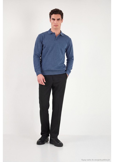 Buratti Normal Bel Regular Fit Düz Paça Pantolon Erkek Pantolon 6843703 Siyah Buratti Normal Bel Regular Fit Düz Paça Pantolon Erkek Pantolon 6843703 Siyah