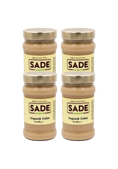 Sade Organik Tahin 300 Gr 4 Lü Paket