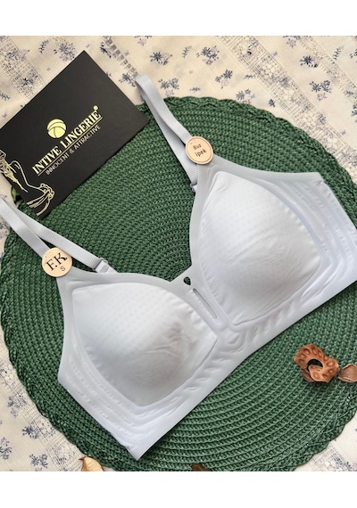 Raye İthal Buz İpek İce-silk Ultra İnce Rahat Nefes Alır Dekolt Mavi