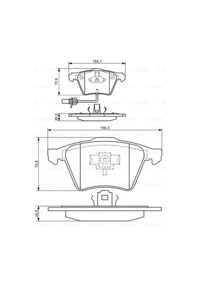 Ön Balata Audi A6 A8 2.0 3.0 Tdi 3.2 Fsi 2006-(Gdb1659) 504641031