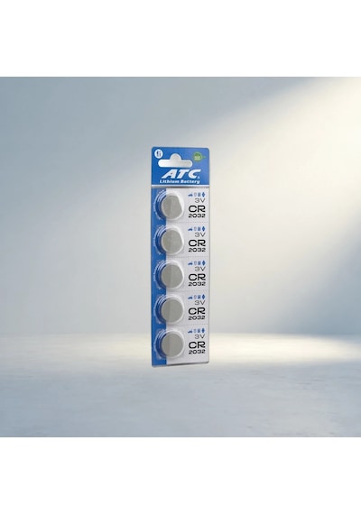 3v Lithium Cr-2032 Pil Kartı 5'li Set İle Uzun Süreli Enerji
