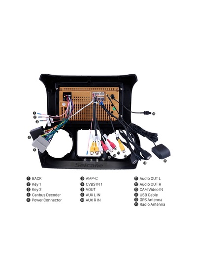 Jeep Wrangler 2015-2018 Multimedya Navigasyon Usb Kamera Carplayer 4 Ram