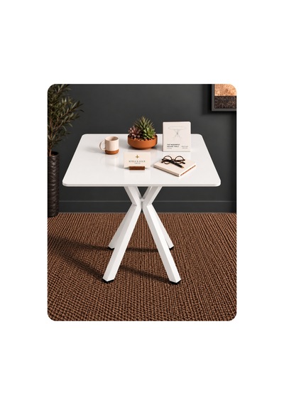 Mutfak Cafe Balkon Bahçe Restoran Yemek Masası 70x70 Beyaz Beyaz Kare Beyaz - Beyaz Beyaz - Beyaz Mutfak Cafe Balkon Bahçe Restoran Yemek Masası 70x70 Beyaz Beyaz Kare Beyaz - Beyaz Beyaz - Beyaz