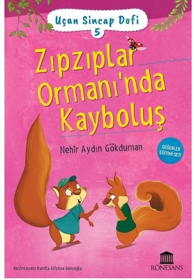 Zıpzıplar Ormanı'nda Kayboluş - Uçan Sincap Dofi 5 - Nehir Aydın Gökduman - Rönesans Yayınları