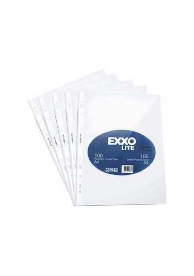 Exxo Poşet Dosya Eco A4 100'lü 10 Adet TP-100100"lüden 10 paket