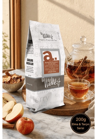 Wildwest Elma Tarçın Meyve Çayı Gurme Dökme Bitki ve Meyve Çayı 200 G