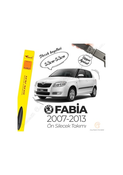 Skoda Fabia Muz Silecek Takımı 2007-2013 İnwells Skoda Fabia Muz Silecek Takımı 2007-2013 İnwells