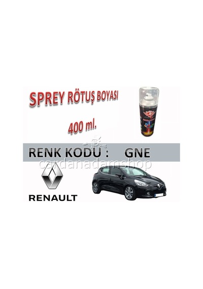 Renault Clio 4 Inci Siyahı Rötuş Boyası Gne Kodlu 400Ml (389647052)
