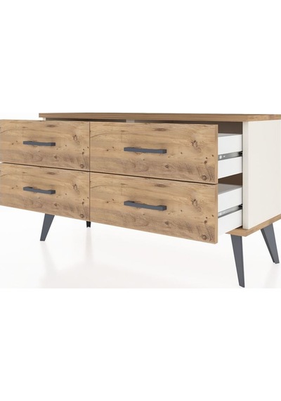Arges Şifonyer 4 Raflı 88x30x48 Aytaşı-çam Çam Arges Şifonyer 4 Raflı 88x30x48 Aytaşı-çam Çam
