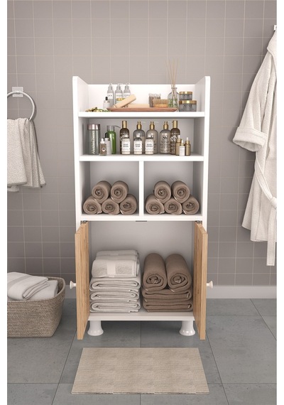 Lia 4 Bölmeli Kapaklı Çok Amaçlı Dolap Organizer Sonomo Beyaz Banyo Dolabı Lia 4 Bölmeli Kapaklı Çok Amaçlı Dolap Organizer Sonomo Beyaz Banyo Dolabı