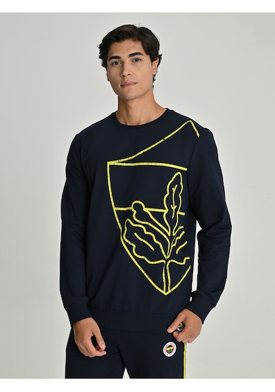 Fenerium Erkek Trıbun All Over Baskı Sweat Fb Laci Yeni