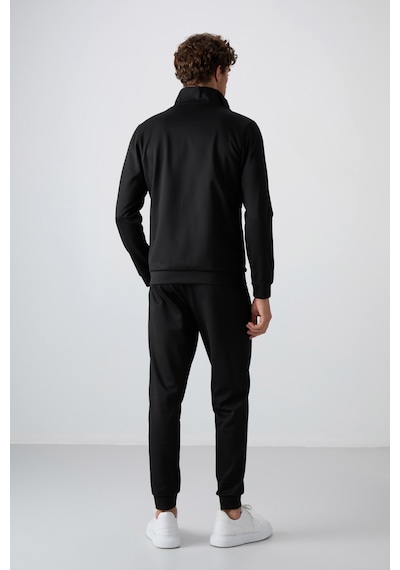 Tommy Life Hugo Siyah Jogger Erkek Eşofman Takım - 85198 Siyah