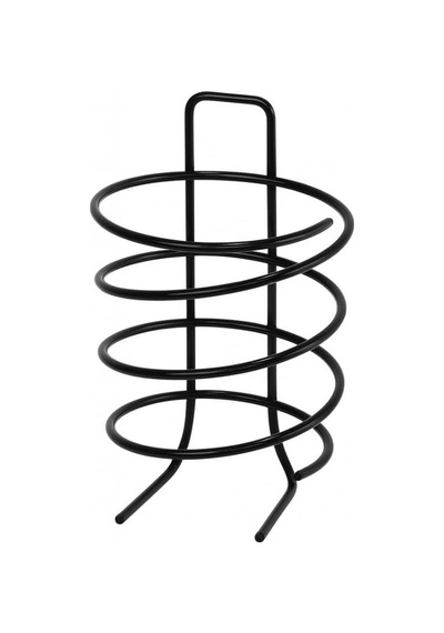 Tr 19 Cm Metal Saç Kurutma Makinesi Standı Spiral Tasarımlı Masaüstü Ve Duvar Tipi Fön Makinesi Tutucu Diğer
