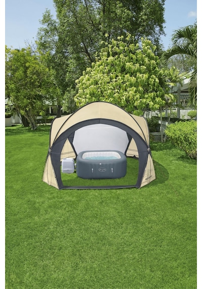 Lay-z-spa 60305 Yuvarlak Spa Havuzu İçin Kubbe 3.90m Krem