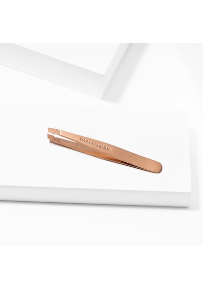 Tweezerman Mini Slant Tweezer Rose Gold Altın Pembe Cımbız
