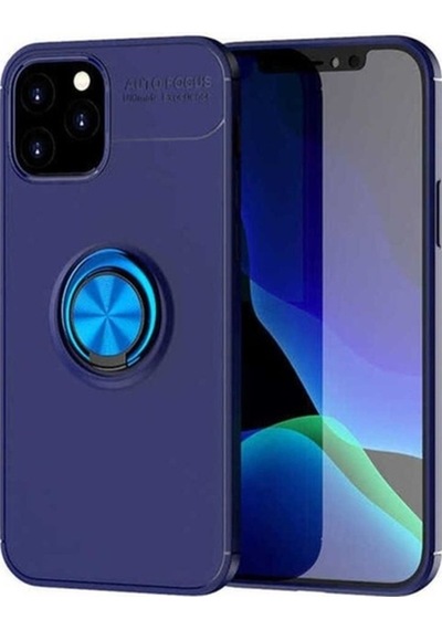 Apple Uyumlu iPhone 12 Pro Max Kılıf Zore Ravel Silikon Kapak Mavi
