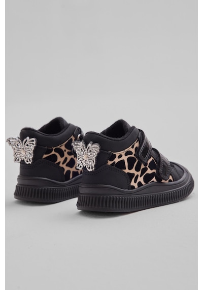 Tonny Black Esnek Termo Taban Çift Cırtlı Şerit Desenli Çocuk Unisex Siyah Leopar Spor Kısa Bot Tbrzn015 Siyah Leopar Tonny Black Esnek Termo Taban Çift Cırtlı Şerit Desenli Çocuk Unisex Siyah Leopar Spor Kısa Bot Tbrzn015 Siyah Leopar
