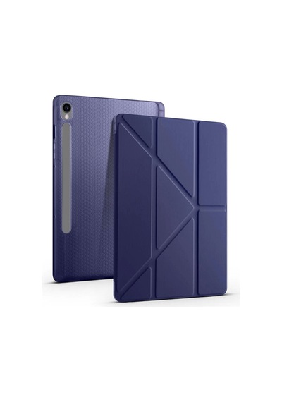 Galaxy Uyumlu Tab S9 Kılıf Zore Tri Folding Kalem Bölmeli Standlı Kılıf