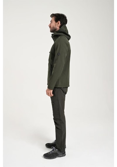 Exuma 2311100 Erkek Haki Yağmur Rüzgar Geçirmez Softshell Mont 001