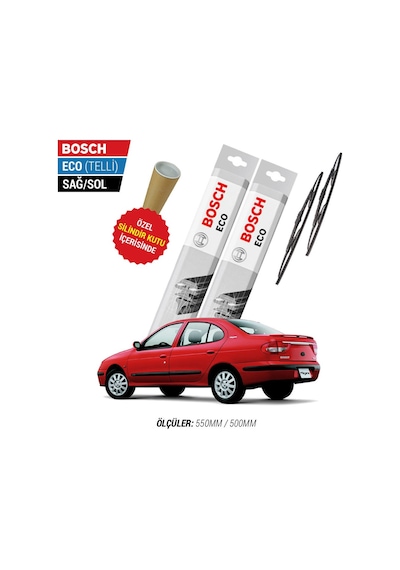 Renault Megane 1 Silecek Takımı 1996-2002 Bosch Eco
