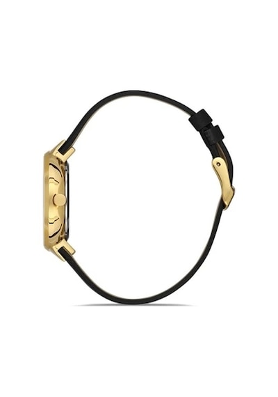 Ferro Siyah Deri Kordon Kadın Kol Saati F21153b-n Gold