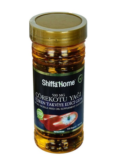 Shiffa Home Çörek Otu Yağı Soğuk Pres 500 Mg X 150 Kapsül