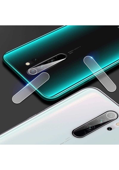 Kilifone - Xiaomi Redmi Note 8 Pro Uyumlu - Kamera Lens Koruyucu Cam Koruma - Şeffaf