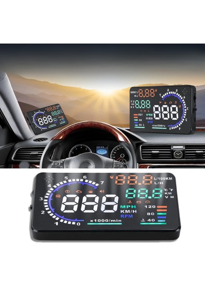 Multizone Hyundai Era-getz Hız Devir Su Sıcaklık Akü Yakıt Tüketimi Gps Gösterge Araba Obd2 Hud A8