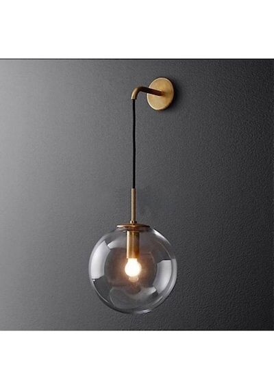 Sarkıt Modern Glop Camlı Aplik