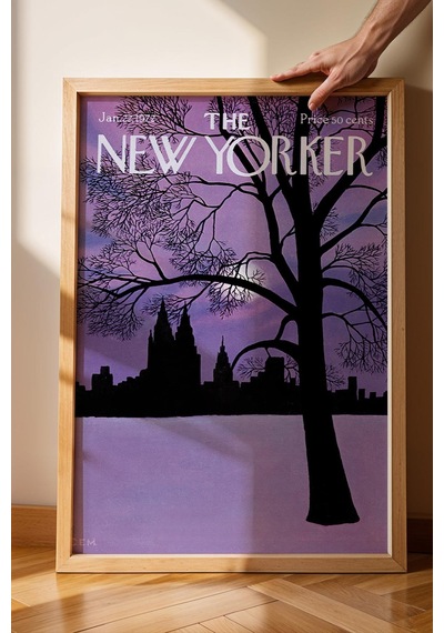 The New Yorker Çerçeveli Tablo January 22 1972