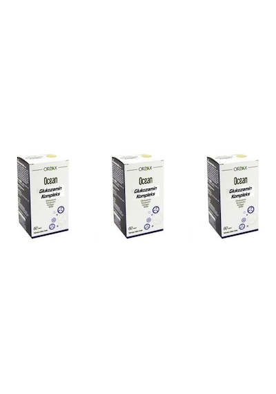 Ocean Glukozamin Kompleks 60 Tablet 3'Lü Paket