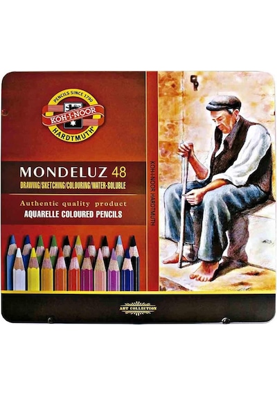 Koh-ı Noor Set Of Aquarell Coloured Pencils 3726 48