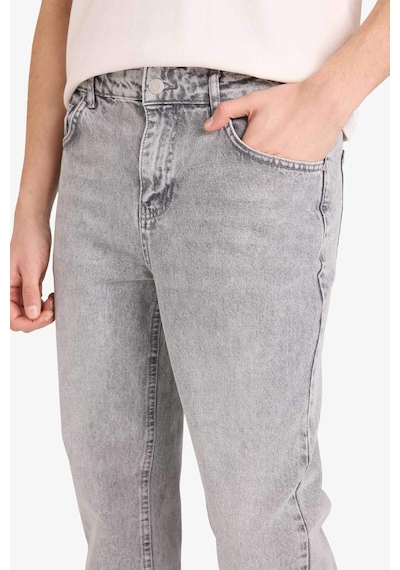 Defacto Straight Fit Jean Pantolon E9102ax26spnm18 Gri-nm18