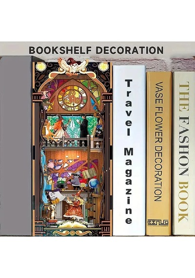 3d Wooden Puzzle Book Stand Series Mystical Magical 68051