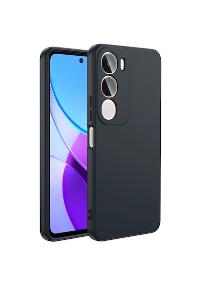 Vivo Y19s Kılıf Yumuşak Silikon Kamera Korumalı Lansman Celikaksesuar Lacivert