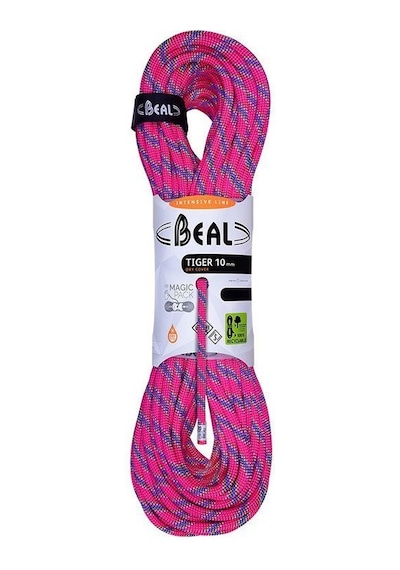 Beal Tiger 10mm X 70m Dinamik Ip Fusya Çok Renkli