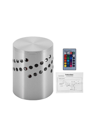 Spiral Duvar Lambası, 3w Renkli Rgb Spiral Delikli Duvar Lambası, Alüminyum Duvar Lambası Diğer