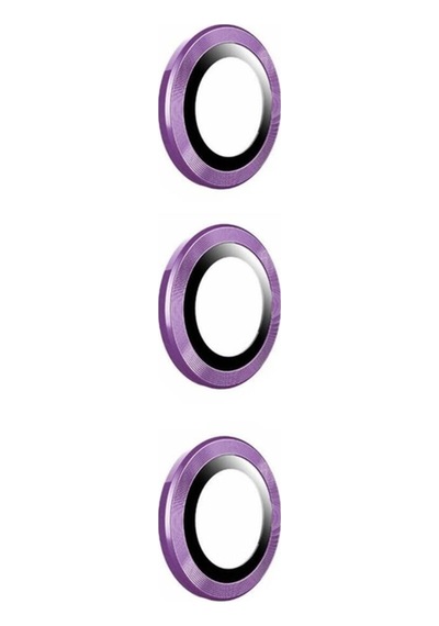 Samsung Uyumlu Galaxy S24 Plus Zore Kamera Lens Koruyucu Cam Filmi Derin Mor