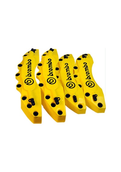 Brembo Fren Kaliper Kapağı Jant Braketi Universal 16” Jant ve Üzeri İle Uyumlu 4lü Set Sarı