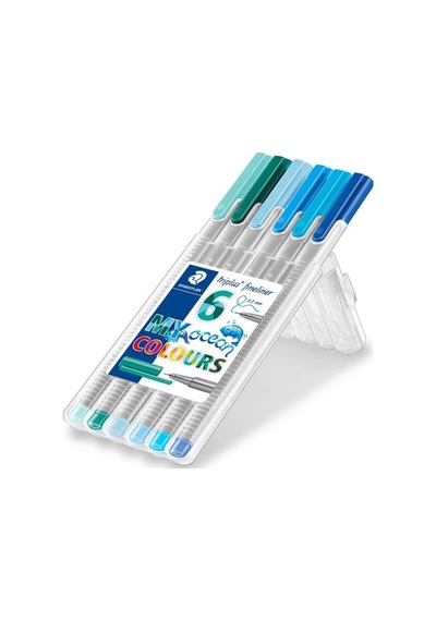 Staedtler Fınelıner Trıplus 6 Lı Okyanus 334 Sb6Cs5